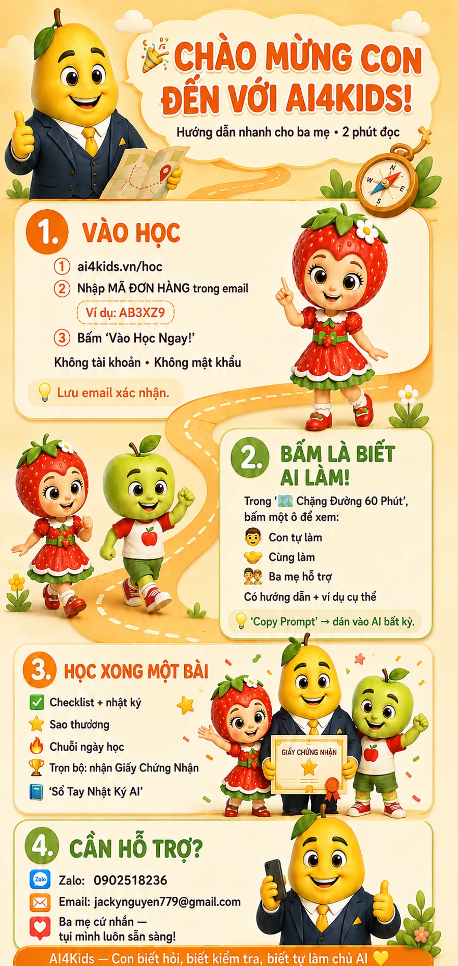 Hướng dẫn sử dụng AI4Kids