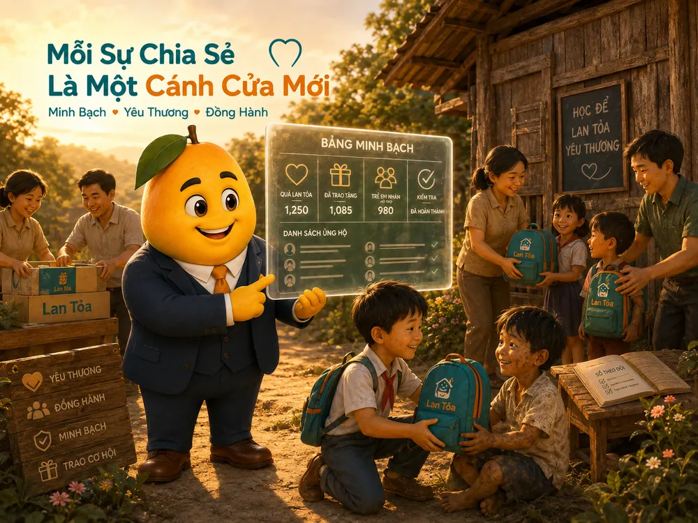 Mỗi sự chia sẻ là một cánh cửa mới — Quỹ Lan Tỏa