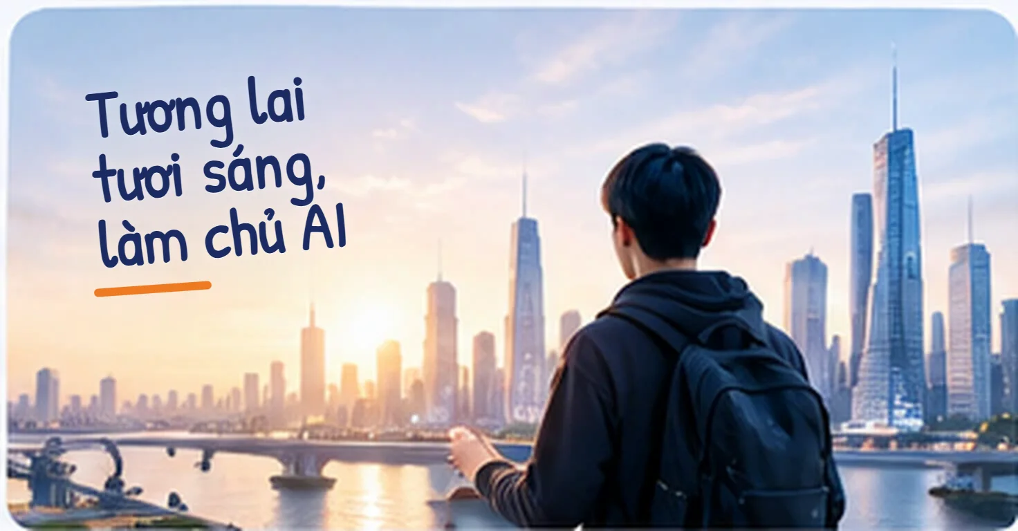 Minh họa: tầm nhìn AI4Kids, một thế hệ trẻ Việt Nam biết làm chủ AI