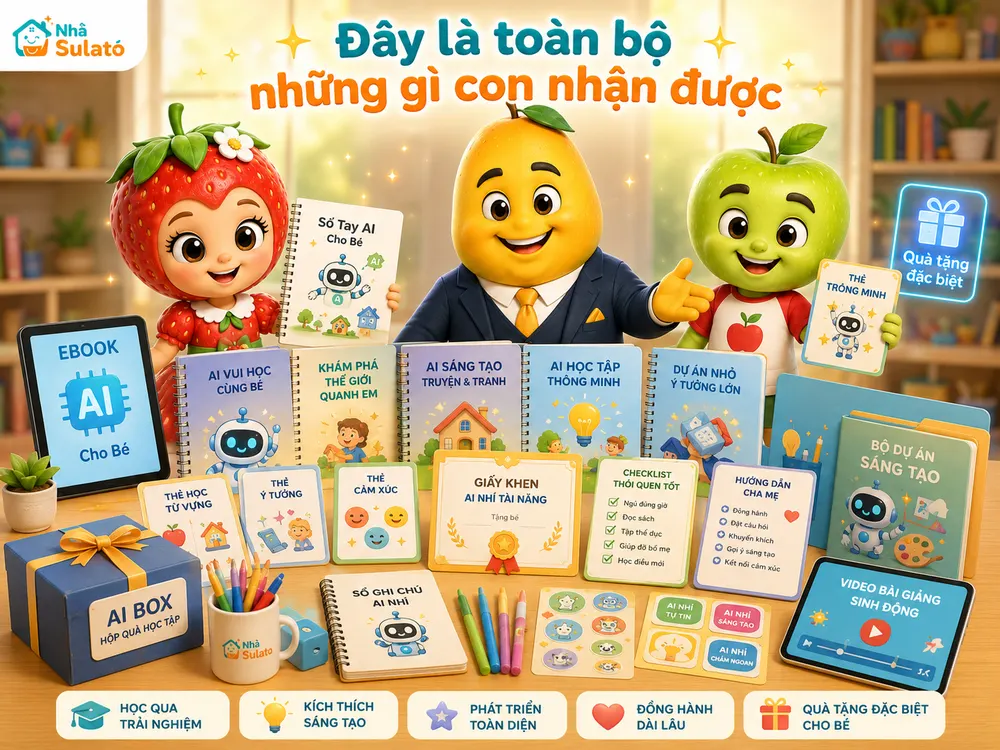 Trọn bộ khóa học và phần quà tặng kèm
